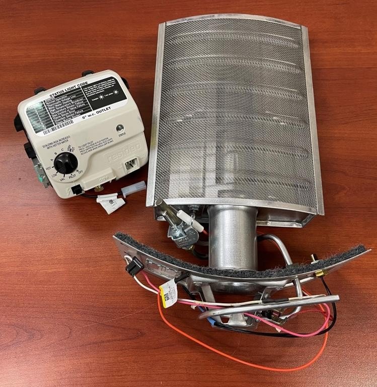 AO SMITH 100346613: K,BURNER ASSEMBLY,ULN,16",TCO,2"VALVE  (replaces 100093967 burners that have a 2" shank gas valve)